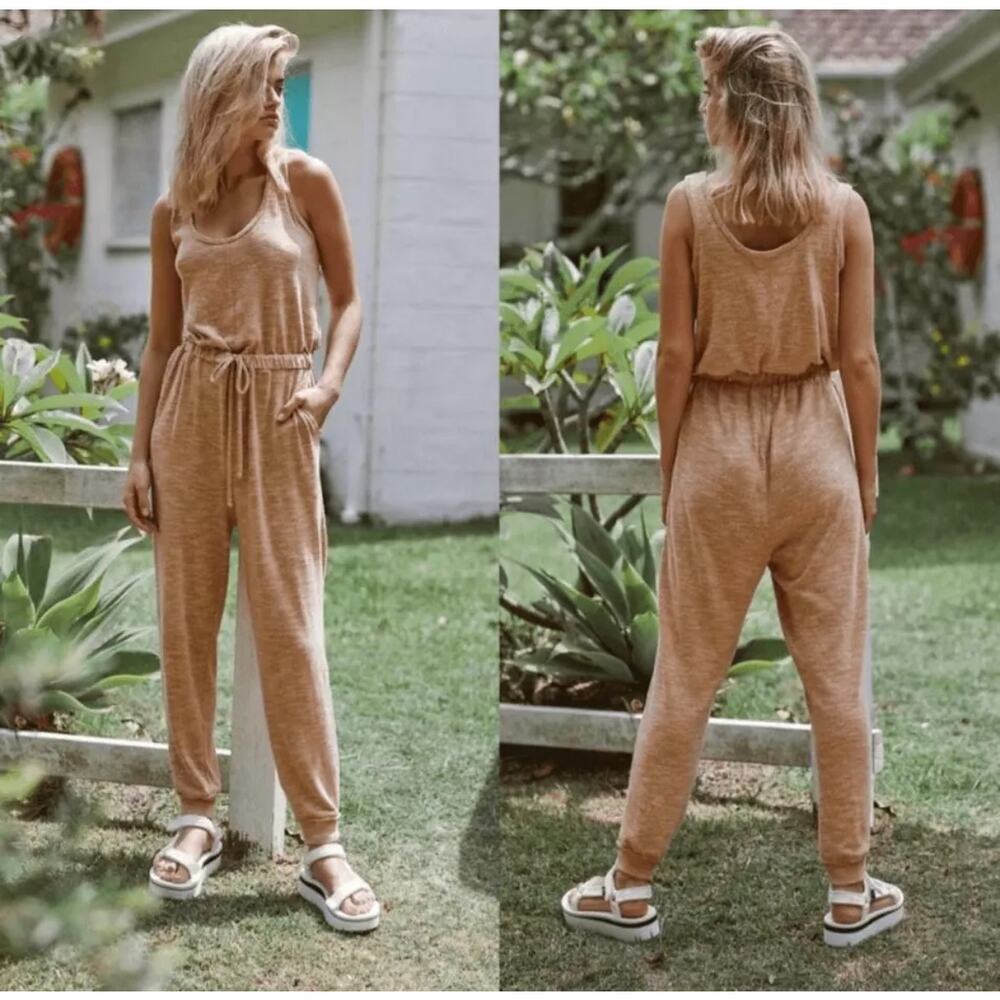 NWOT Free People Beach Venus Going Out Jumpsuit‎ Size Medium